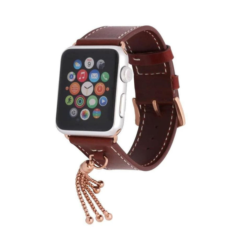 Tassels Apple Watch Leather Band The Ambiguous Otter