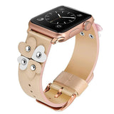 Thumbelina Flower Heart Apple Watch Leather Band The Ambiguous Otter