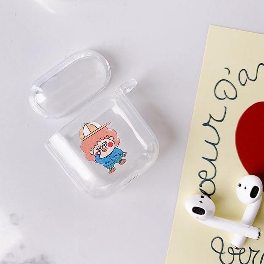 Transparent Minimal AirPods Case A22 The Ambiguous Otter