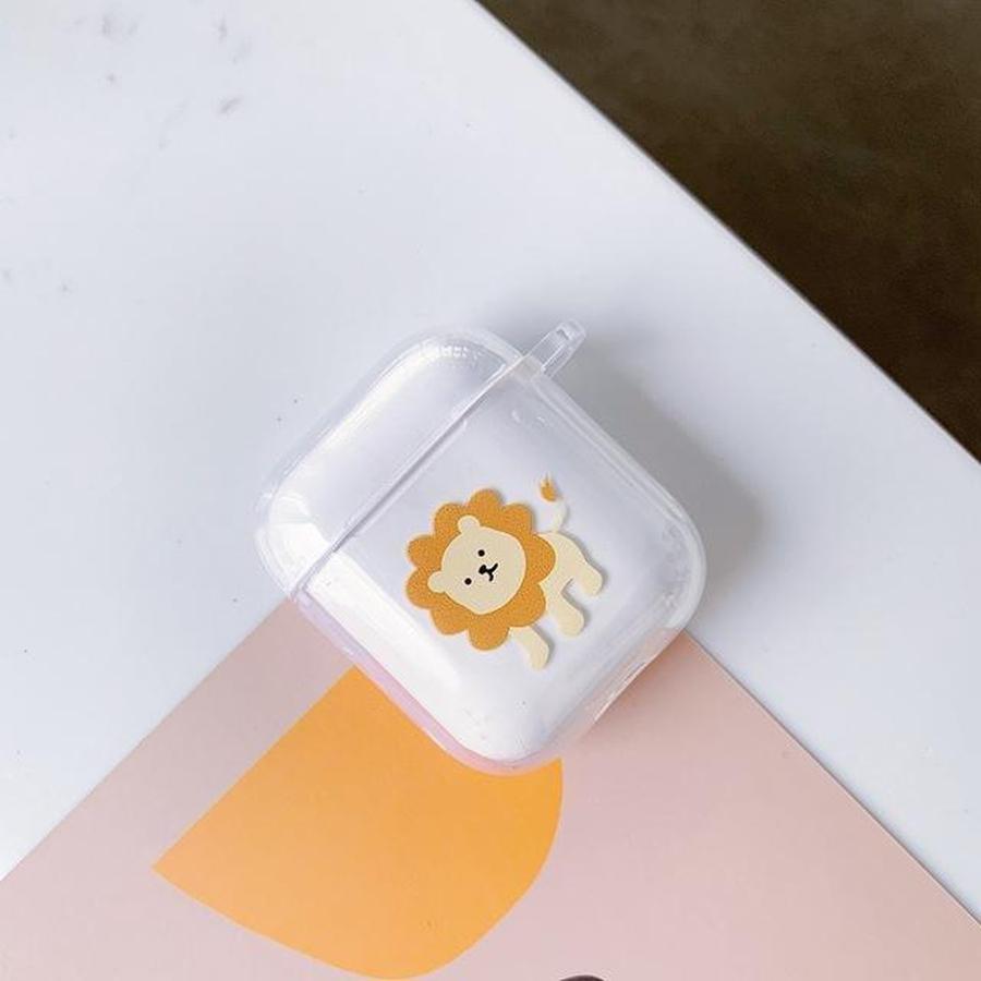 Transparent Minimal AirPods Case A23 The Ambiguous Otter