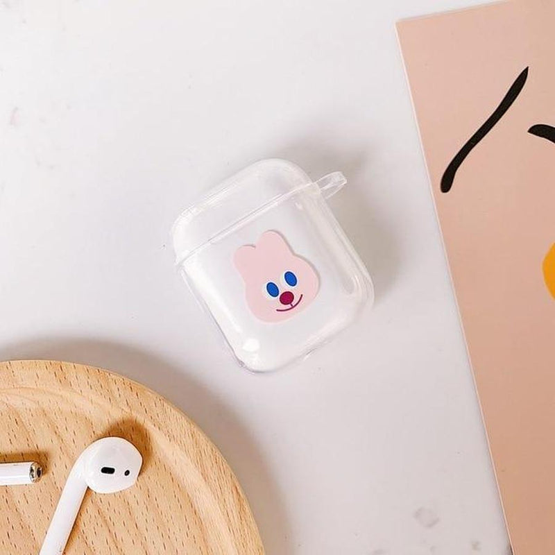 Transparent Minimal AirPods Case A25 The Ambiguous Otter