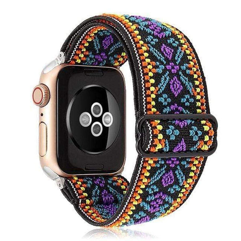 Tribal Print Apple Watch Stretchy Loop Band Nuxbaaga / 38mm | 40mm The Ambiguous Otter