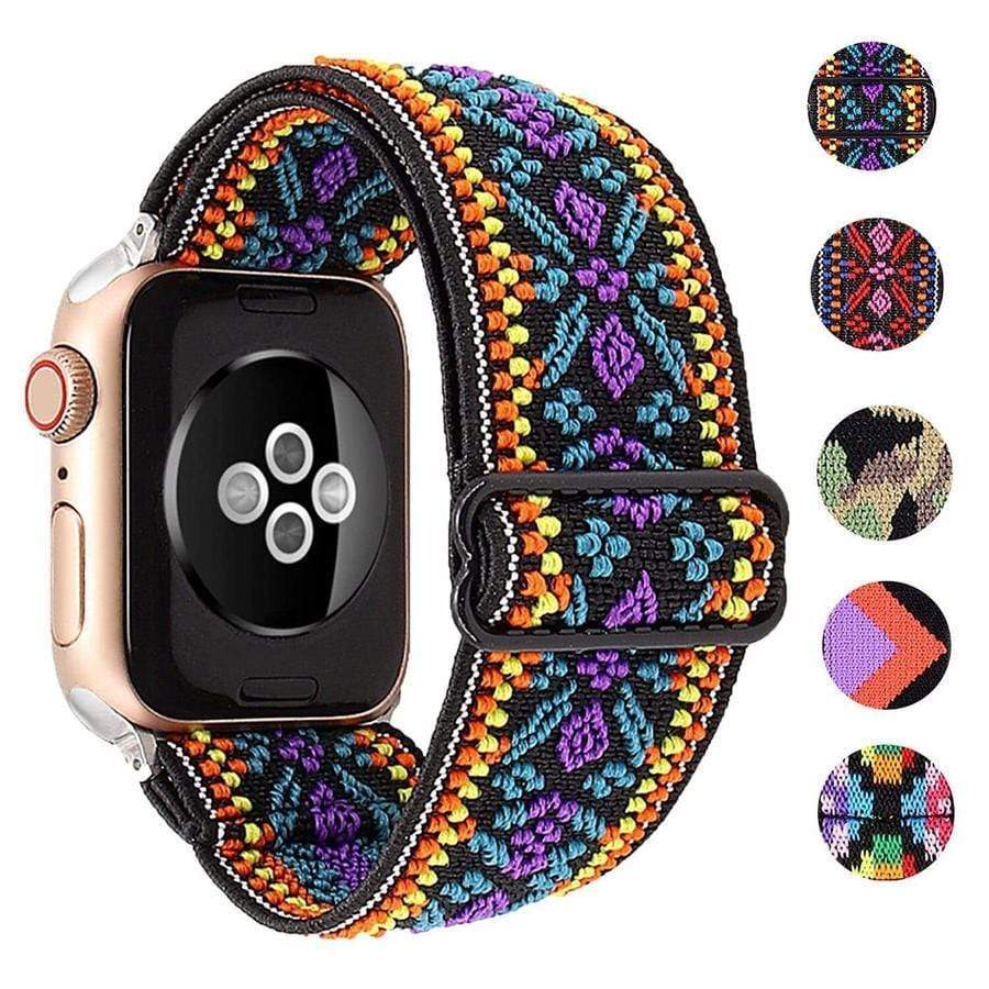 Tribal Print Apple Watch Stretchy Loop Band The Ambiguous Otter