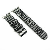 Tribal X Handmade Apple Watch Fabric Band Hart | Silver Buckle / 38mm | 40mm The Ambiguous Otter