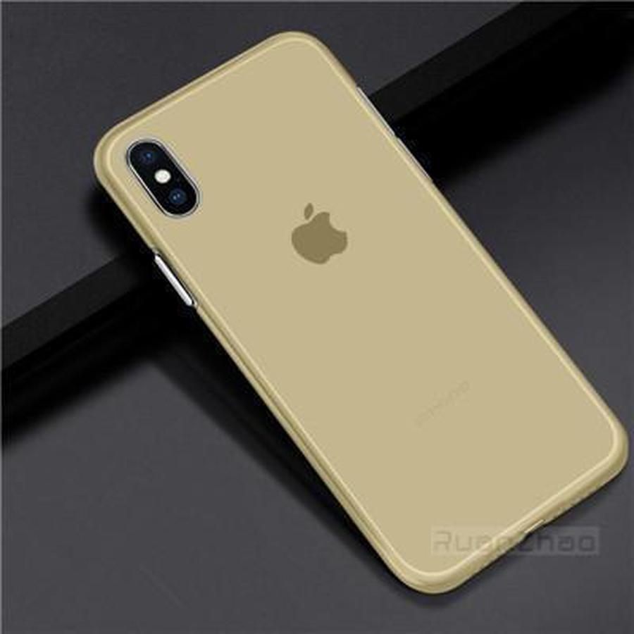 Ultra Thin Matte Transparent iPhone Case Gold / For iPhone 6 6s plus The Ambiguous Otter