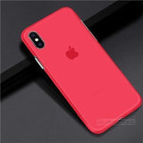 Ultra Thin Matte Transparent iPhone Case Red / For iPhone 6 6s plus The Ambiguous Otter