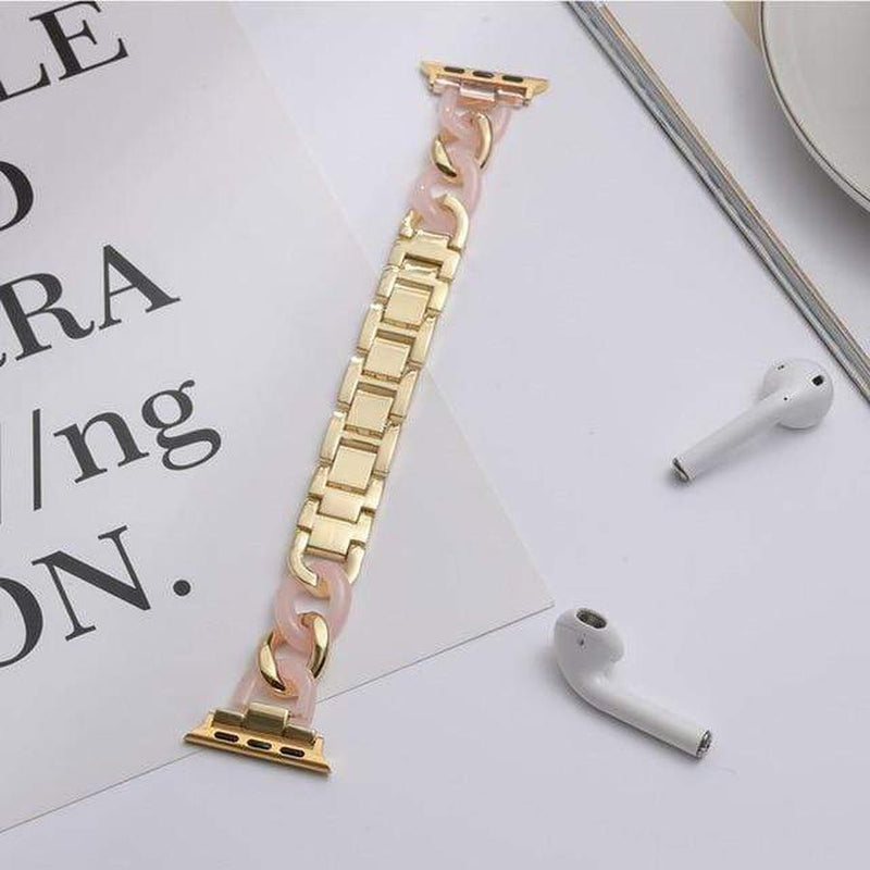 Victoria Apple Watch Bracelet Band Gold | Bubblegum / 38mm | 40mm The Ambiguous Otter