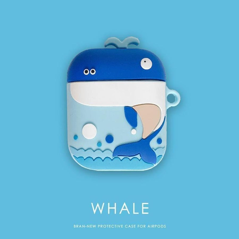 Whale x Dinosaur Toon AirPods Case The Ambiguous Otter