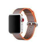 Woven Nylon Apple Watch Band lattice orange / 42mm The Ambiguous Otter