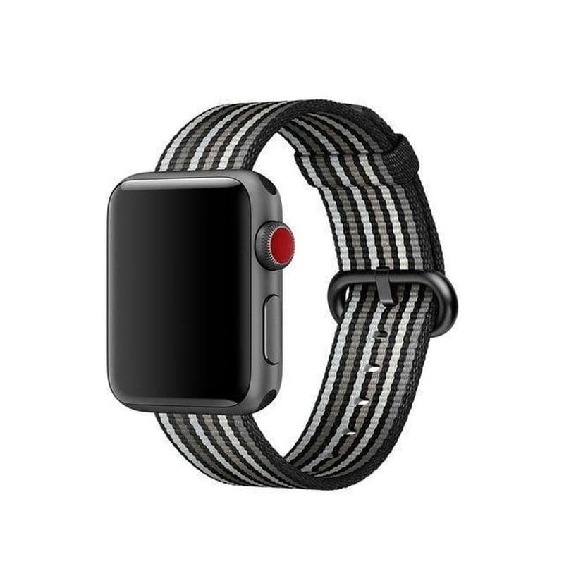 Woven Nylon Apple Watch Band new black / 42mm The Ambiguous Otter