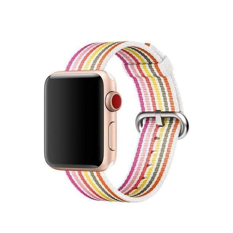 Woven Nylon Apple Watch Band new pink / 42mm The Ambiguous Otter