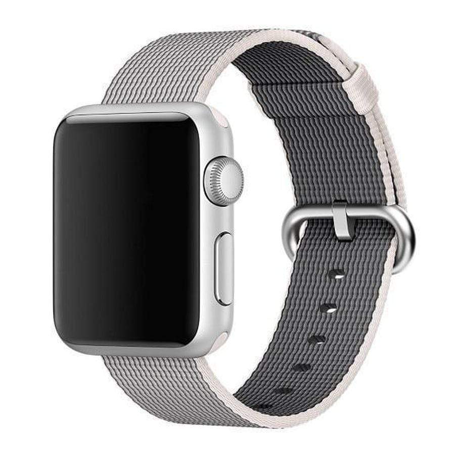 Woven Nylon Apple Watch Band pearl / 42mm The Ambiguous Otter