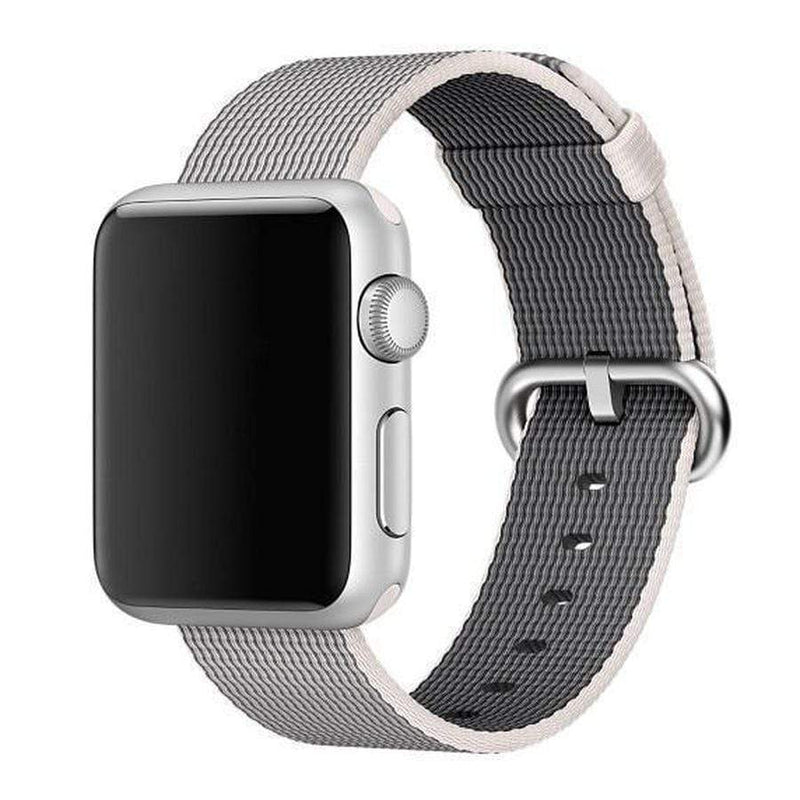 Woven Nylon Apple Watch Band pearl / 42mm The Ambiguous Otter